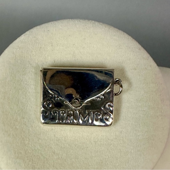 Vintage Style Silver 925 Stamp Envelope Charm - Picture 8 of 10